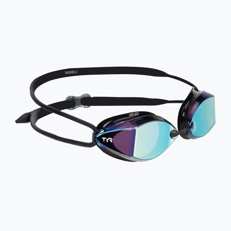 Ochelari de înot TYR Tracer-X Racing Mirrored negru-aurii LGTRXM_751