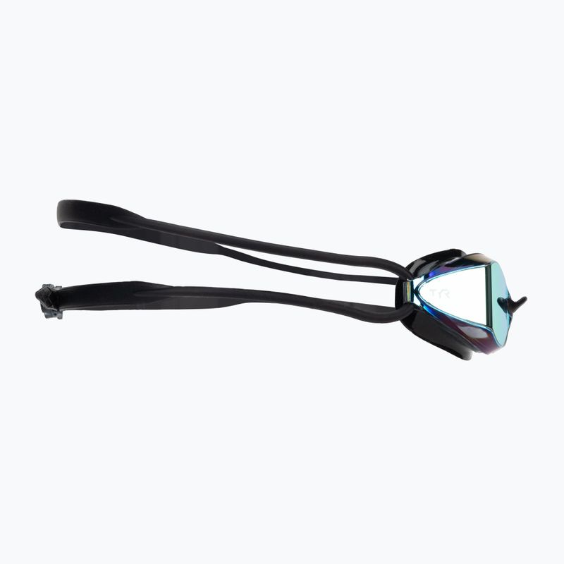 Ochelari de înot TYR Tracer-X Racing Mirrored negru-aurii LGTRXM_751 3