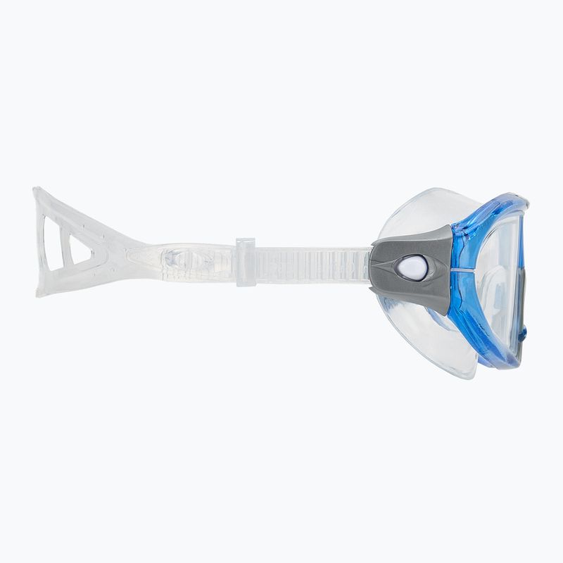 Mască de înot TYR Orion clear/ blue/ grey 3