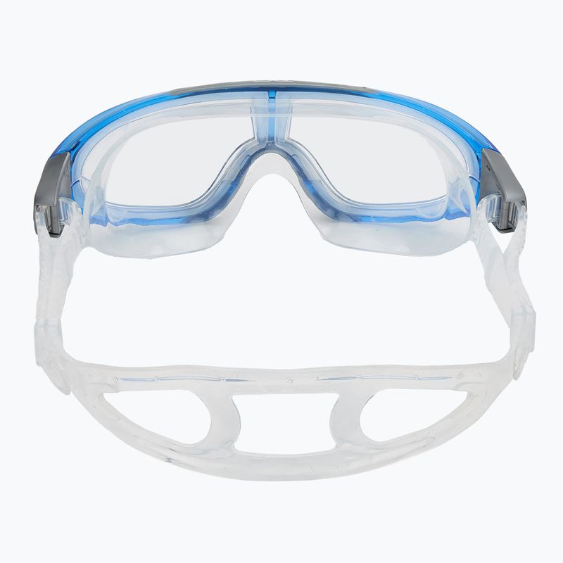 Mască de înot TYR Orion clear/ blue/ grey 4