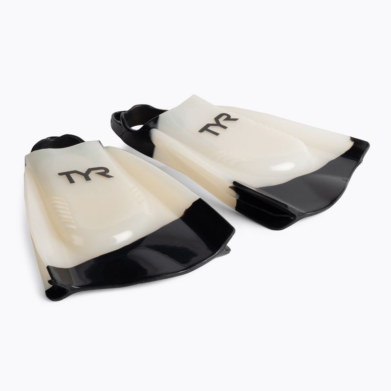 Aripioare de înot TYR Hydroblade alb-negre LFHYD
