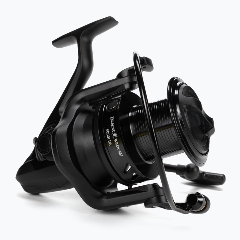 Daiwa Black Widow Black Widow mulineta de pescuit crap negru 10155-550