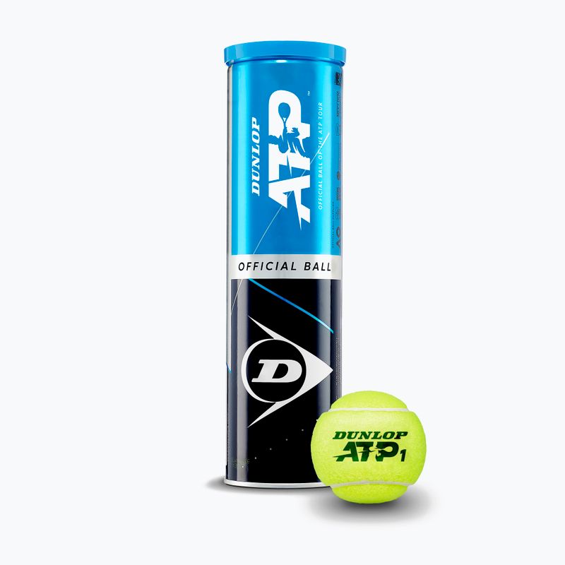 Set de mingi de tenis 4 buc. Dunlop Atp 4B galben 601314 2