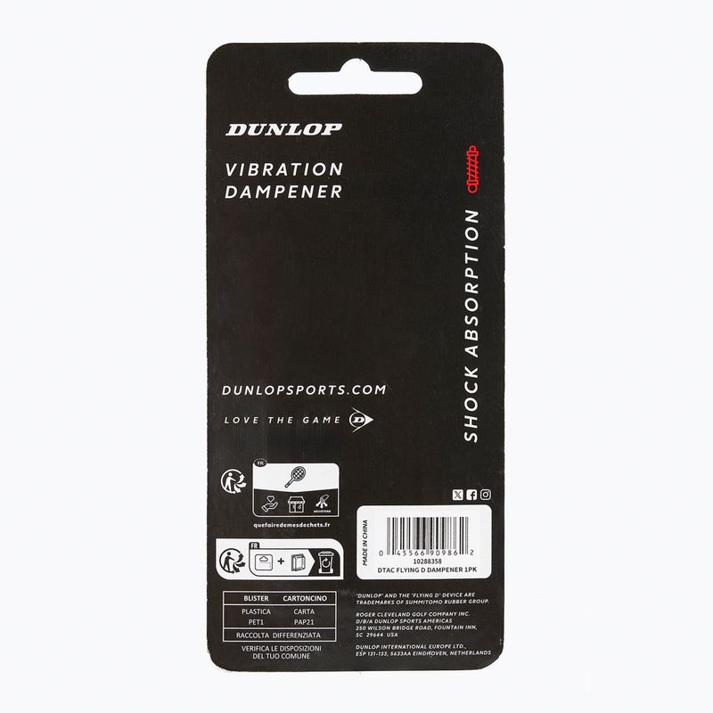 Amortizor de vibrații Dunlop Flying D Dampener 2 szt. red/black 2