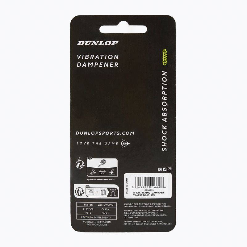 Amortizor de vibrații Dunlop Flying D Dampener 2 szt. yellow/black 2