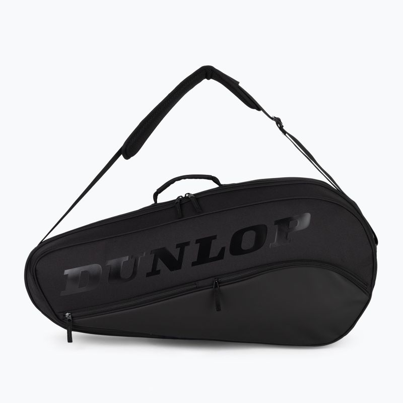 Geantă de tenis Dunlop D Tac Team 3RKT black/ black 2