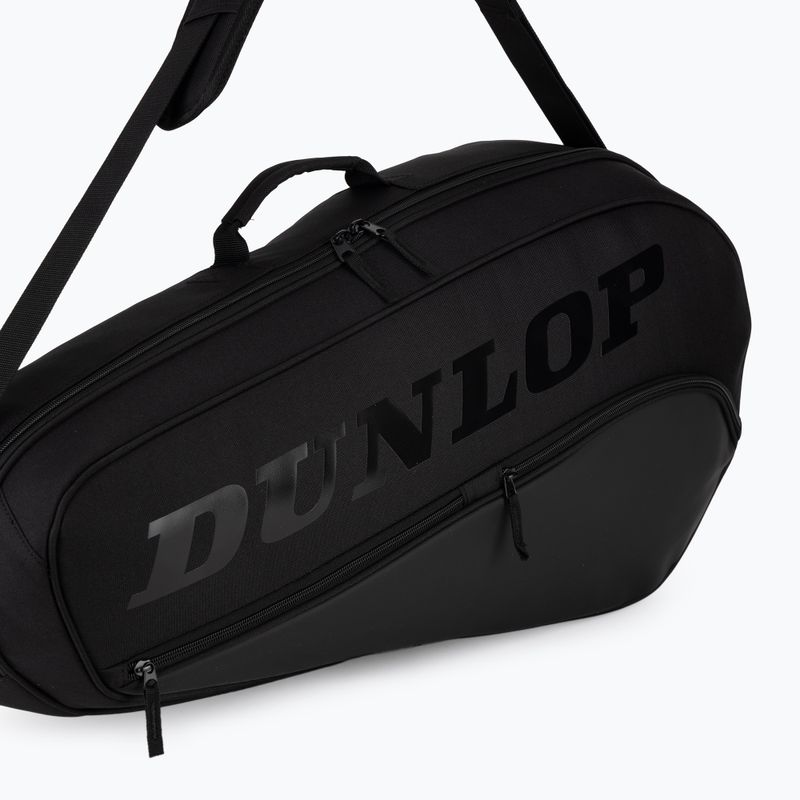 Geantă de tenis Dunlop D Tac Team 3RKT black/ black 6