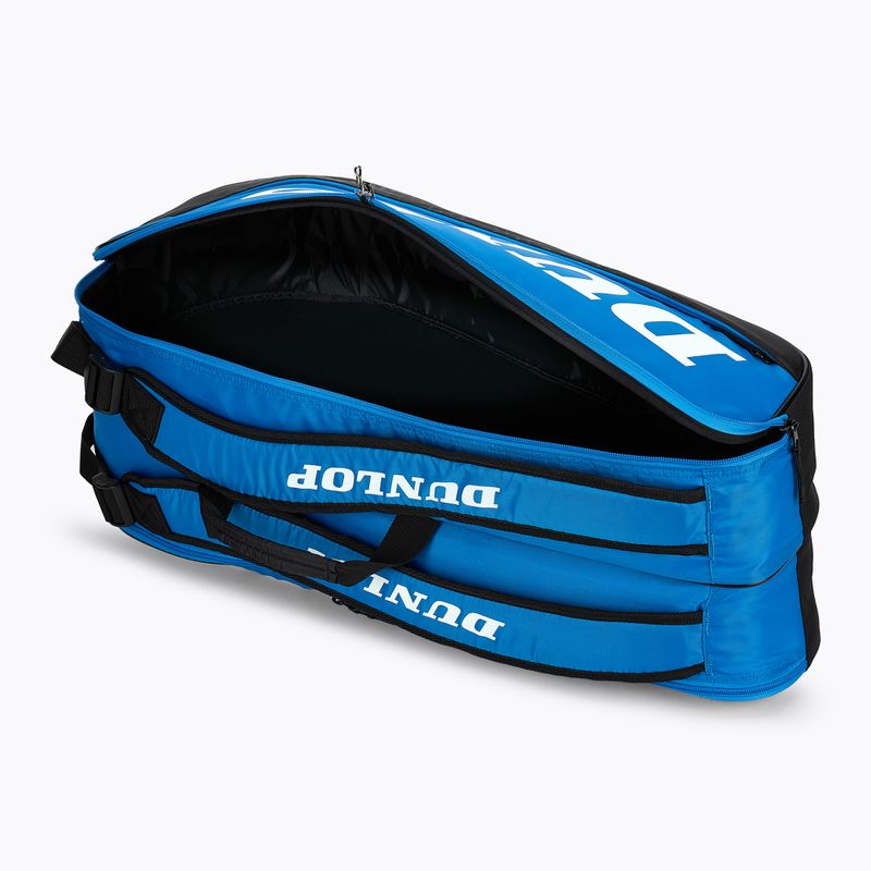 Geantă de tenis Dunlop FX-Club 6 RKT black/black 7