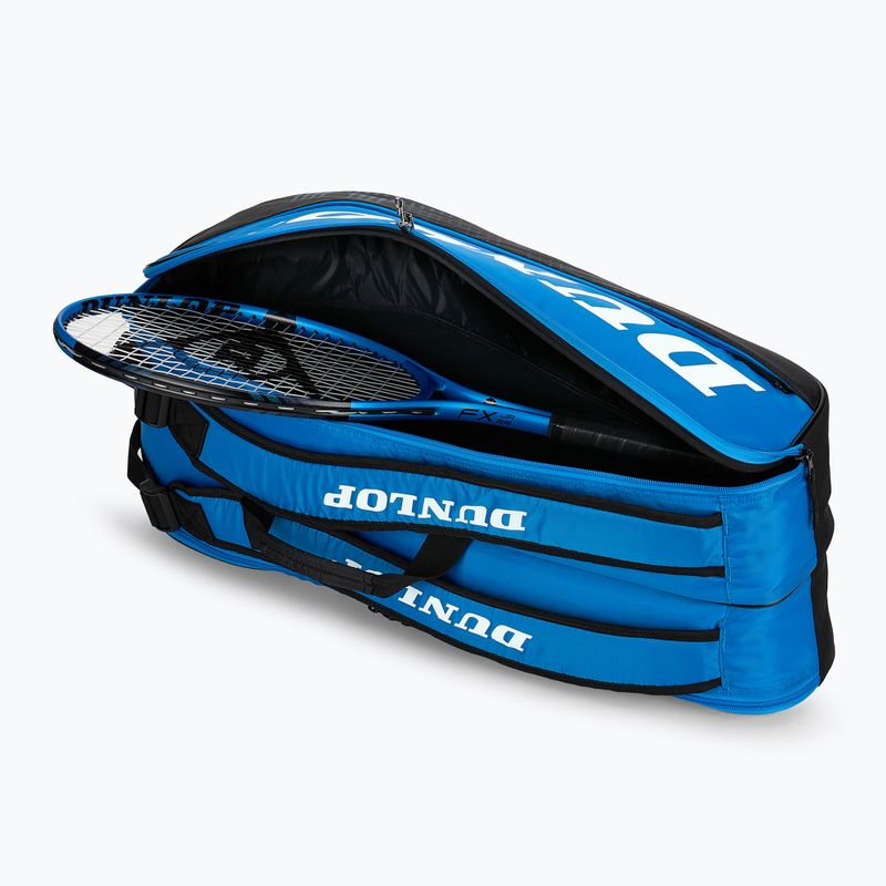 Geantă de tenis Dunlop FX-Club 6 RKT black/black 8