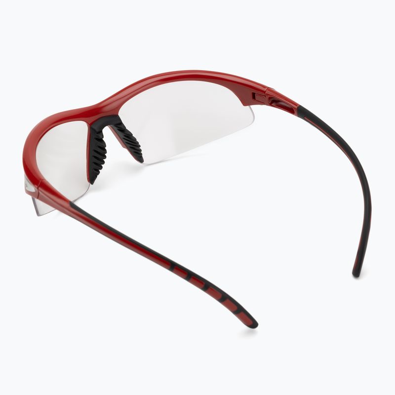 Ochelari de squash Dunlop Competition Eyewear Protective red/clear 2