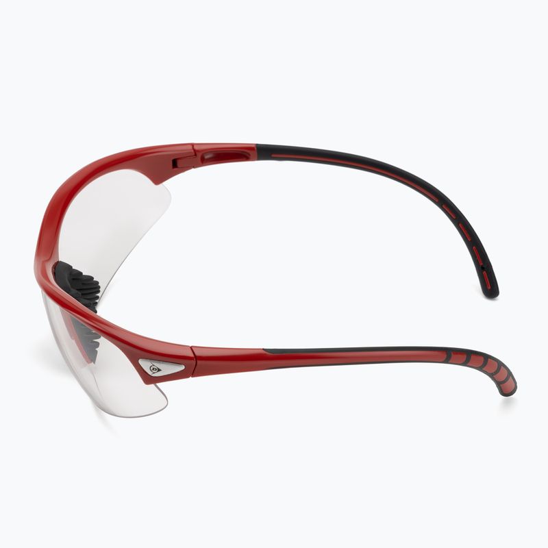 Ochelari de squash Dunlop Competition Eyewear Protective red/clear 4