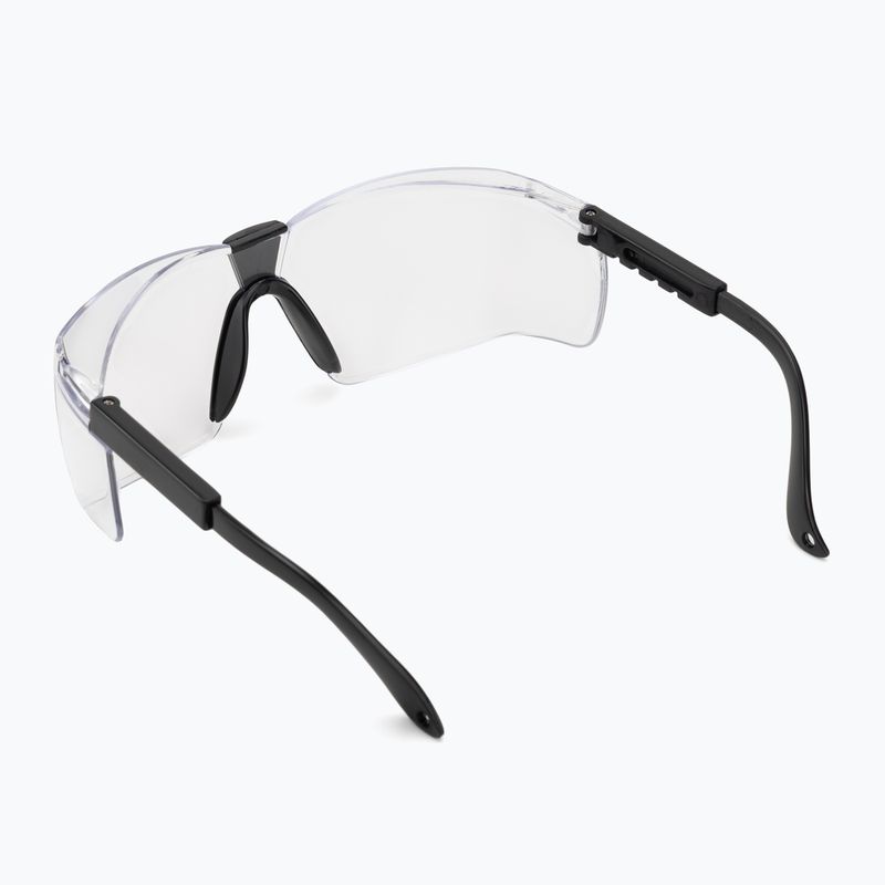 Ochelari de squash Dunlop Club Eyewear Protective black/clear 2