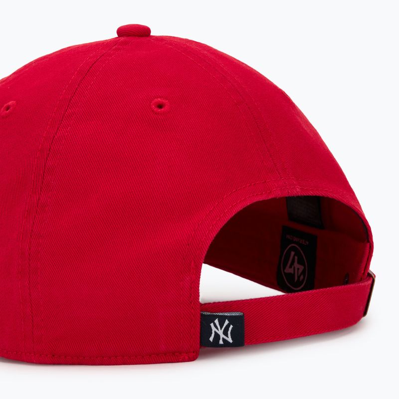 Șapcă 47 Brand MLB New York Yankees CLEAN UP red 4