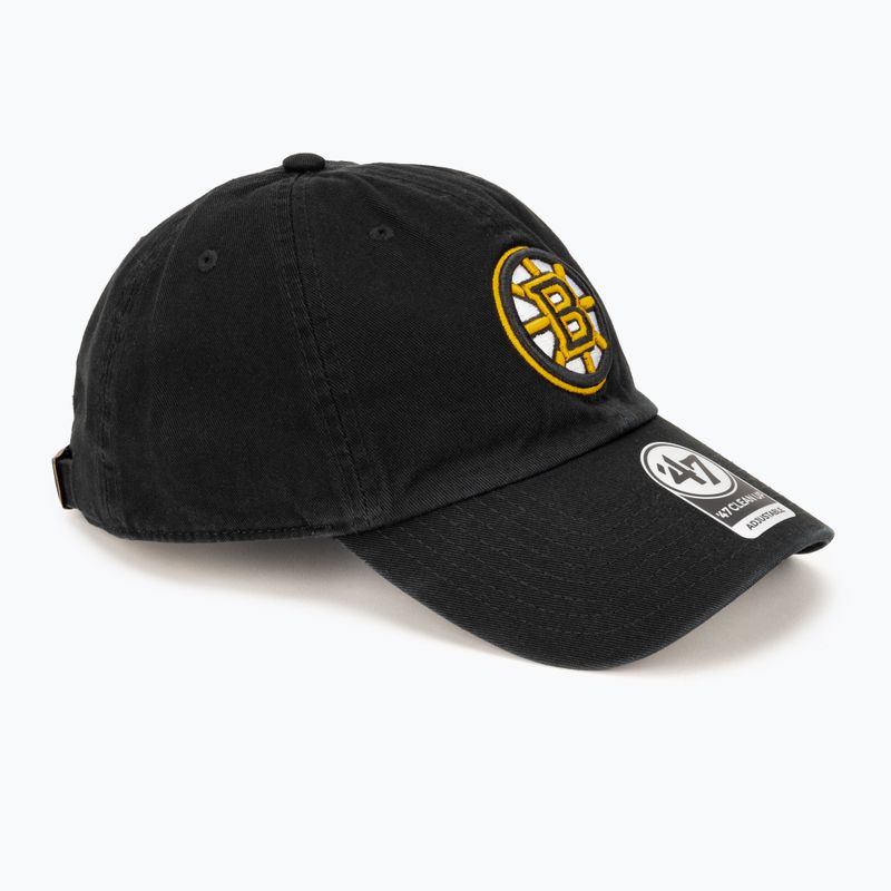 47 Brand NHL Boston Bruins Boston Bruins CLEAN UP șapcă de baseball negru