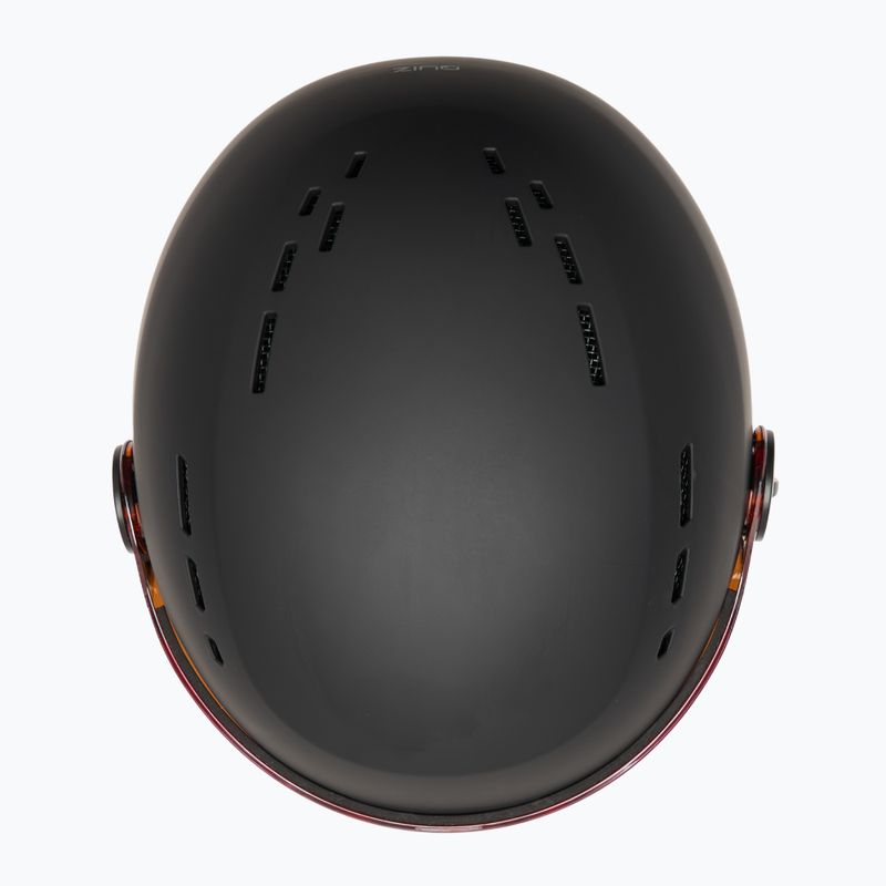 Cască de schi pentru copii  Bollé Quiz Visor Jr black/blue matte/orange gun 6