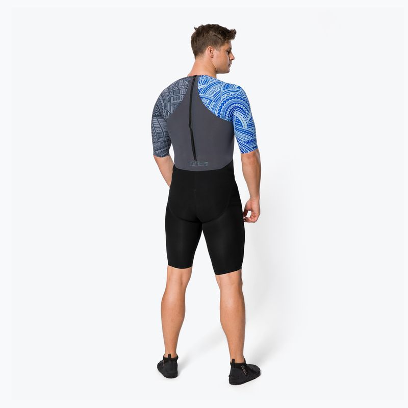 Costum de triatlon pentru bărbați Zone3 Kona Target albastru SS18MWTC101 2