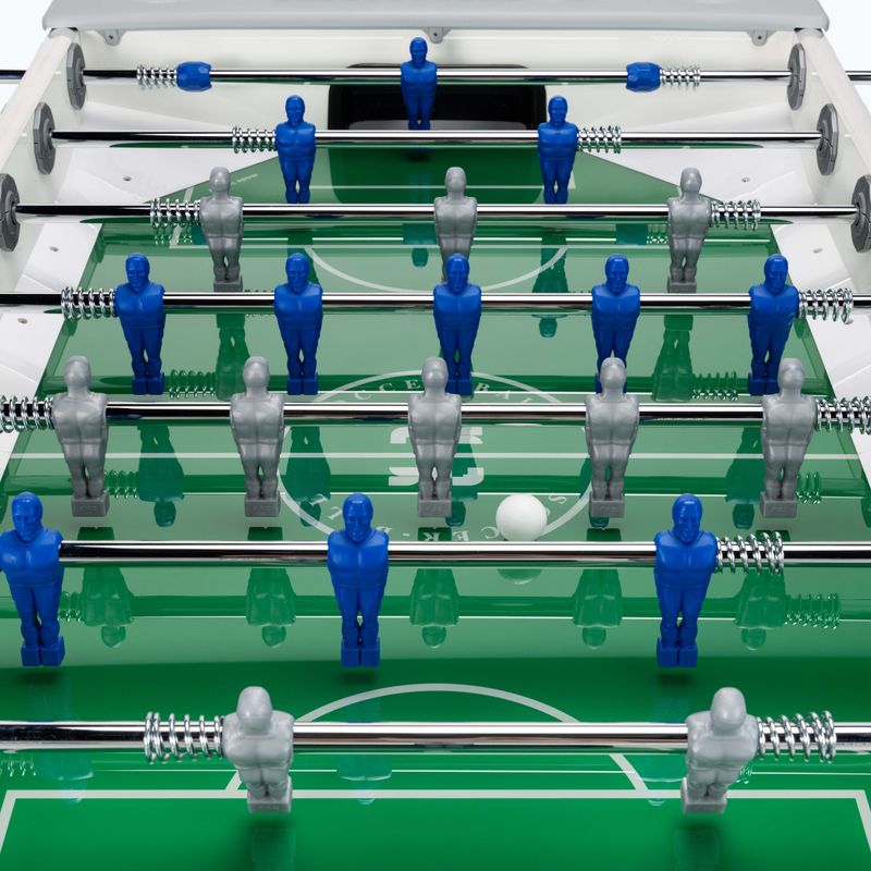 FAS SMART Masă de foosball pentru exterior cu stâlpii de trecere dreaptă, albastru 0CAL2749 6