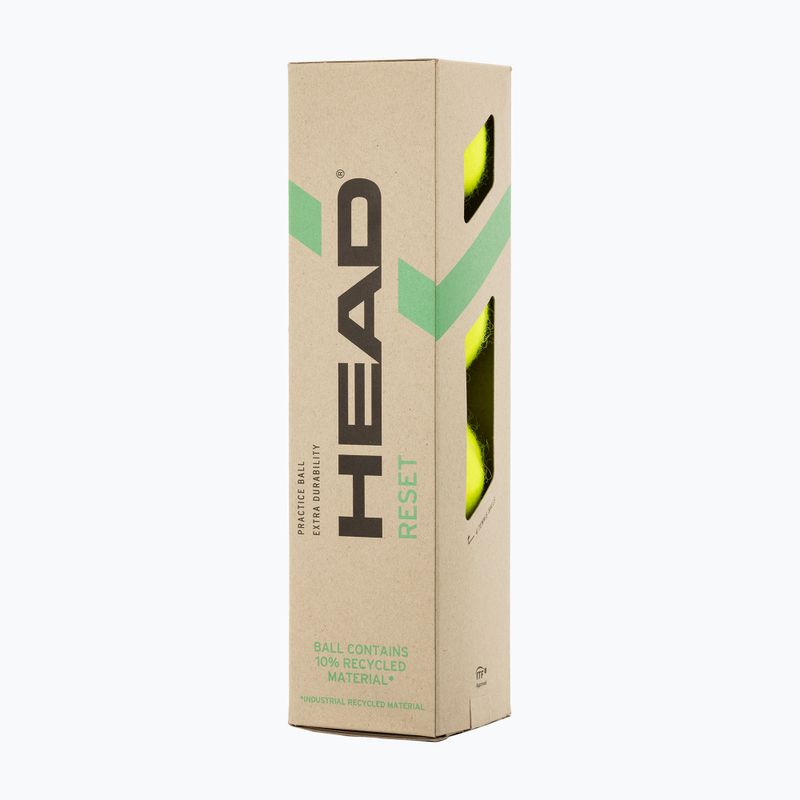 Mingi de tenis HEAD 4B Reset 6DZ 4 buc. verde 575034 3