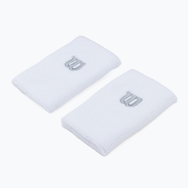Wilson Extra Wide wristband alb WRA7335