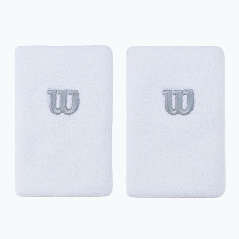 Wilson Extra Wide wristband alb WRA7335 2