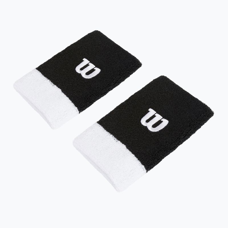 Wilson Extra Wide wristband negru WRA7335