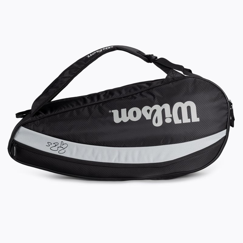 Geantă de tenis Wilson Rf Team 6 Pack, negru, WR8005701 2