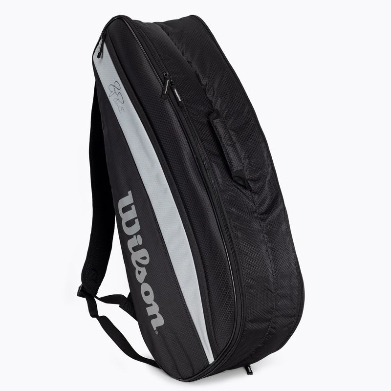 Geantă de tenis Wilson Rf Team 6 Pack, negru, WR8005701 3