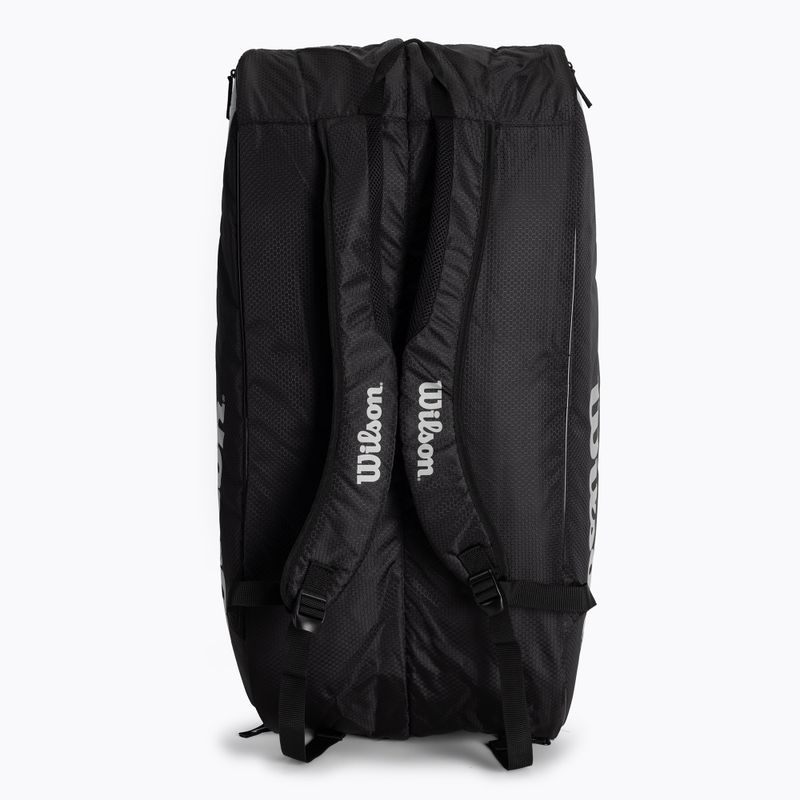 Geantă de tenis Wilson Rf Team 12 Pk, negru, WR8005601 4
