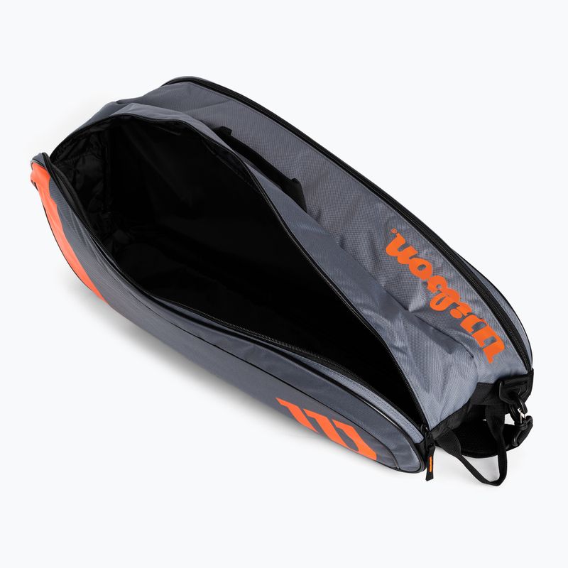 Geantă de tenis Wilson Team 6 Pk, gri, WR8009801 6
