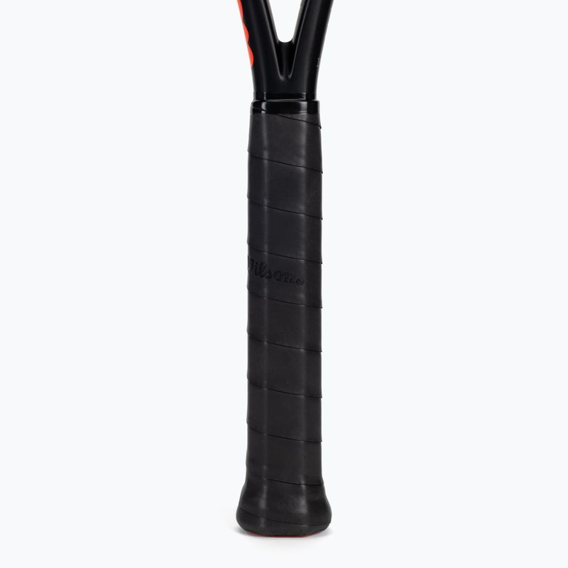 Rachetă de tenis Wilson Burn 100Ls V4.0 negru și portocaliu WR044910U 4