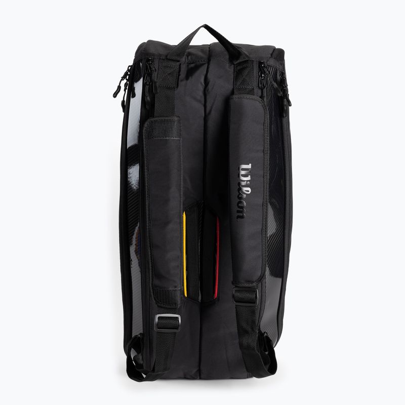 Geantă de tenis Wilson Super Tour 9 Pk Pro Staff, negru, WR8010601 4