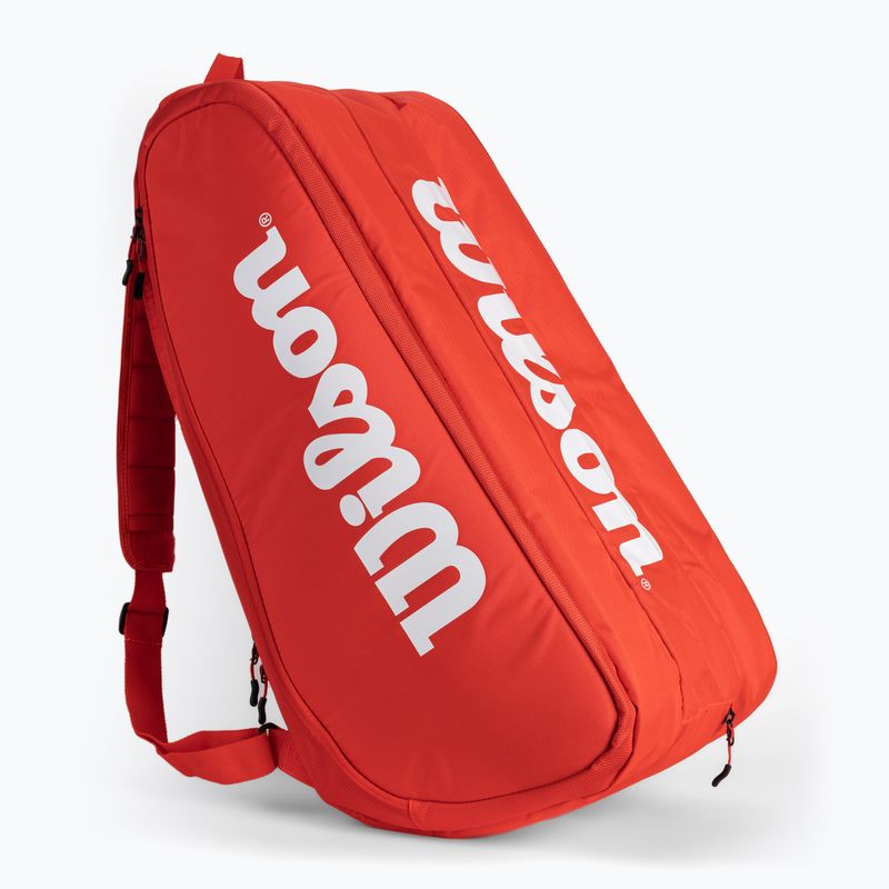 Geantă de tenis Wilson Super Tour 15 Pk, roșu, WR8010301 3