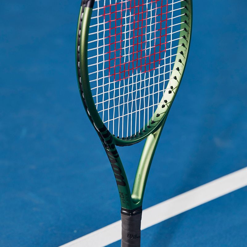 Rachetă de tenis Wilson Blade 25 V8.0 pentru copii negru-verde WR079310U 8