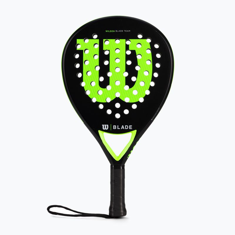 Rachetă de padel Wilson Blade Team V2 negru-verde WR067411U2