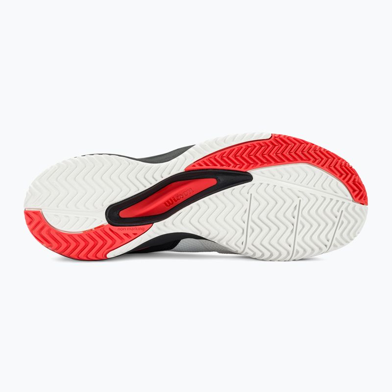 Încălțăminte de tenis pentru bărbați Wilson Rush Pro Ace white/red/poppy red 5