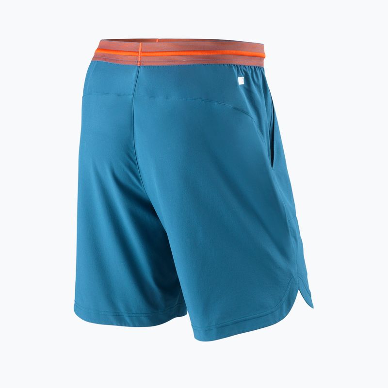 Pantaloni scurți de tenis pentru bărbați Wilson Power 8 II albastru WRA805601 2