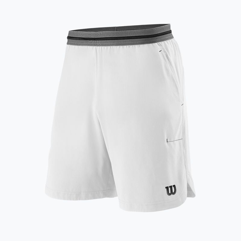 Pantaloni scurți de tenis Wilson Power 8 II pentru bărbați  alb WRA805602