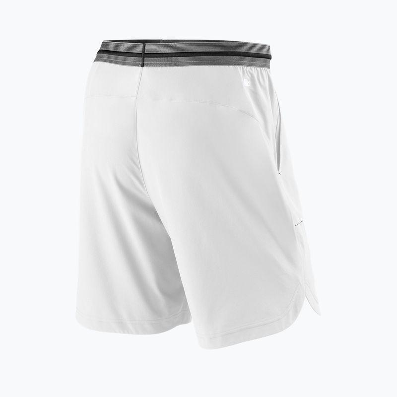 Pantaloni scurți de tenis Wilson Power 8 II pentru bărbați  alb WRA805602 2