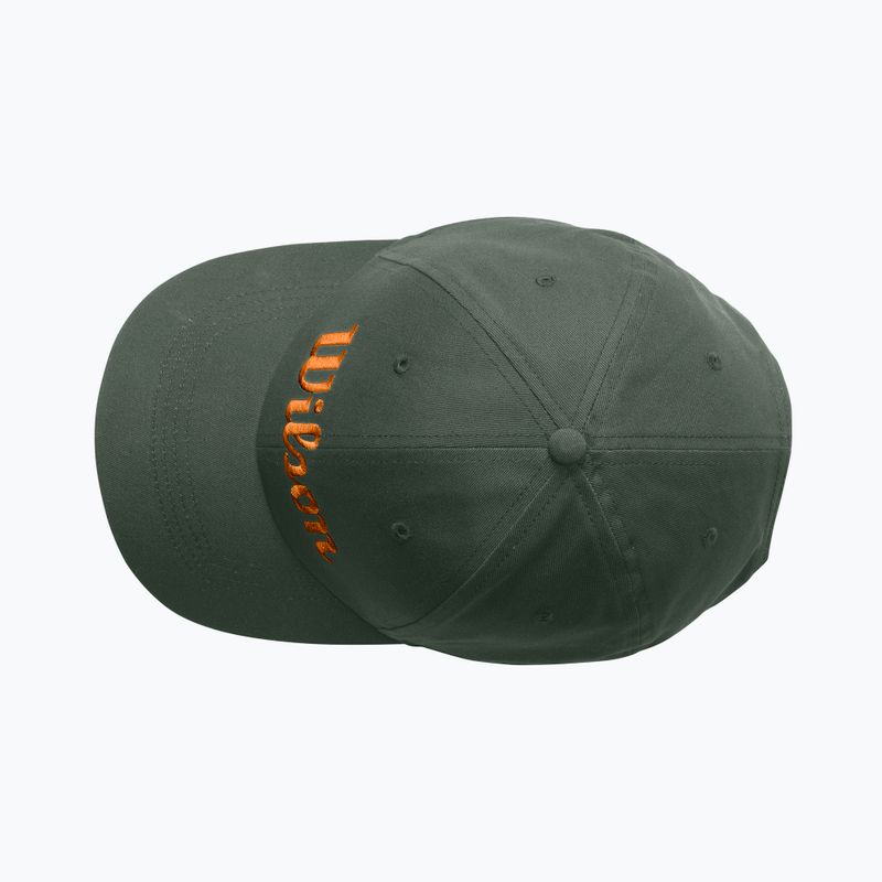 Pălărie Wilson Script Twill verde pentru bărbați WRA788608 8