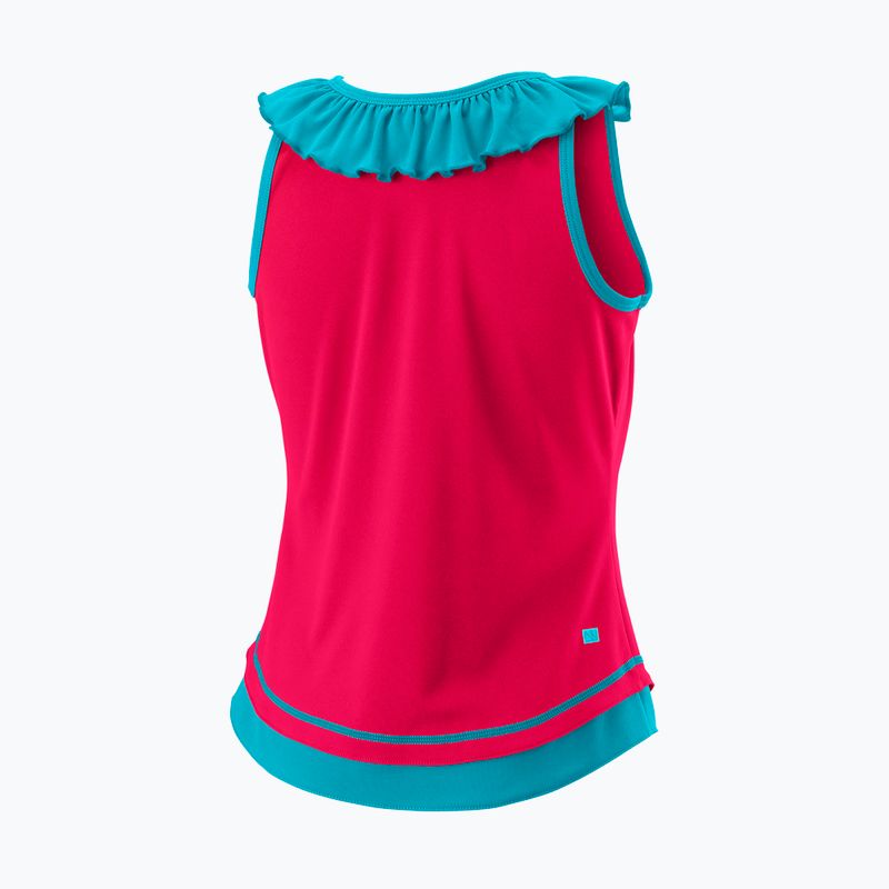 Tricou de tenis pentru copii Wilson Competition Tank II roz WRA807701 5