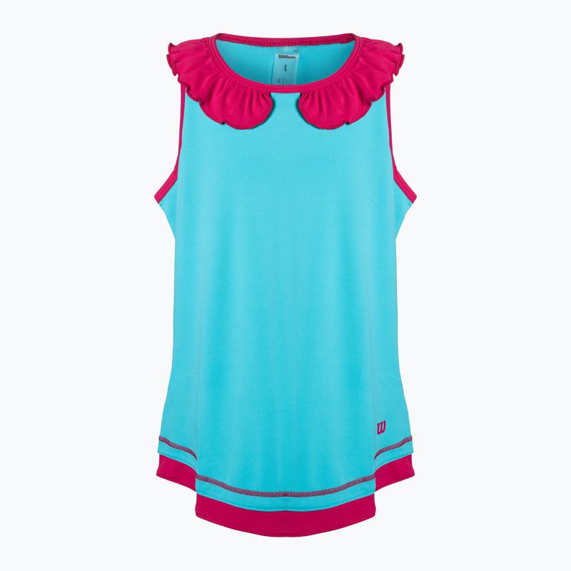 Tricou de tenis pentru copii Wilson Competition Tank II albastru WRA807702