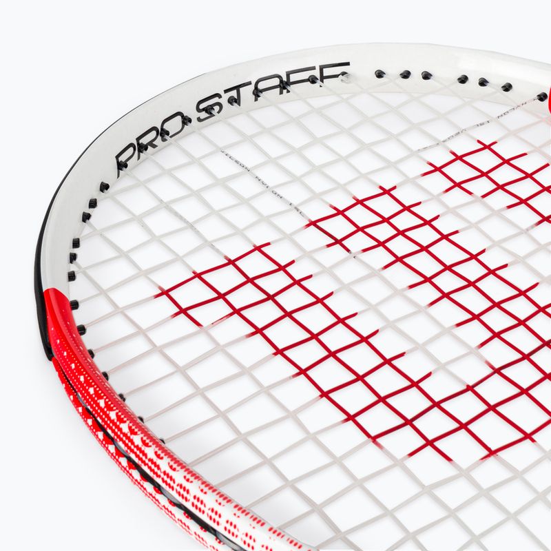 Rachetă de tenis Wilson Pro Staff Precision Team 103 roșu și alb WR080510U 6
