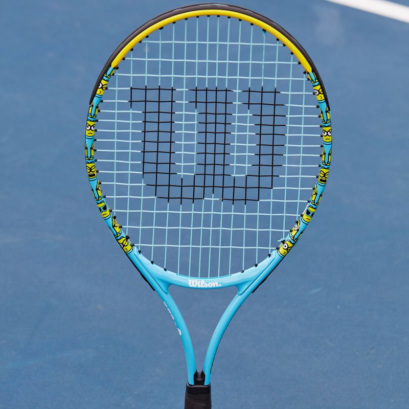 Rachetă de tenis pentru copii Wilson Minions 2.0 Jr 23 albastru/galben WR097210H 7