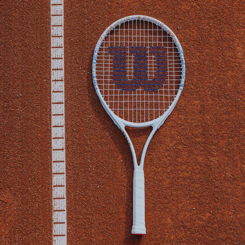 Wilson Roland Garros Elite 25 set de tenis pentru copii  portocaliu și alb WR086810F 15