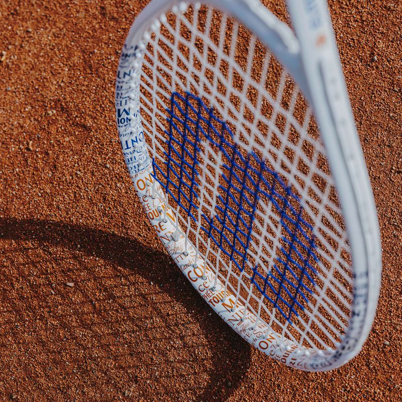 Wilson Roland Garros Elite 25 set de tenis pentru copii  portocaliu și alb WR086810F 16