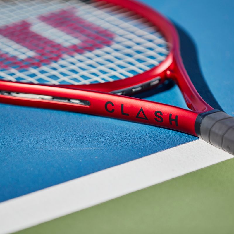 Rachetă de tenis Wilson Clash 25 V2.0 pentru copii, roșu WR074710U 9