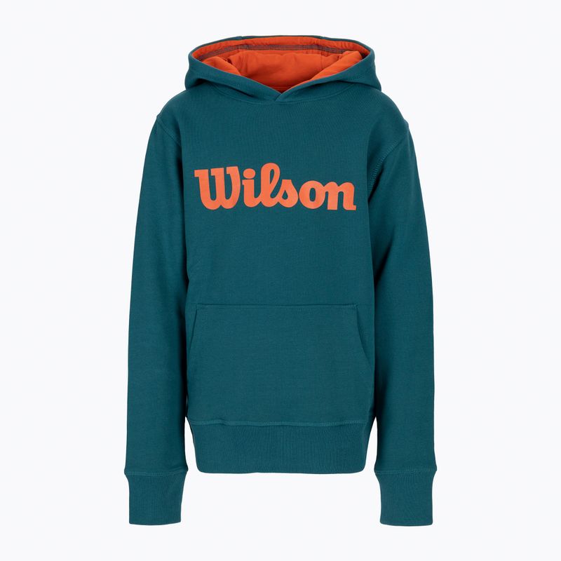 Wilson Tennis Script Cotton PO Hoody albastru pentru copii WRA769219