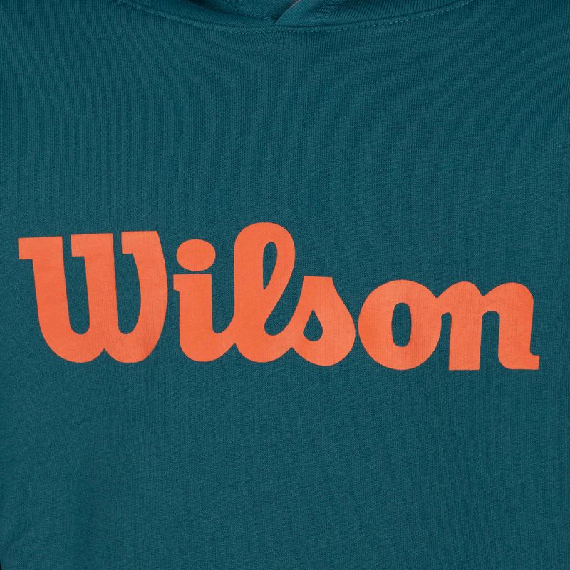 Wilson Tennis Script Cotton PO Hoody albastru pentru copii WRA769219 3