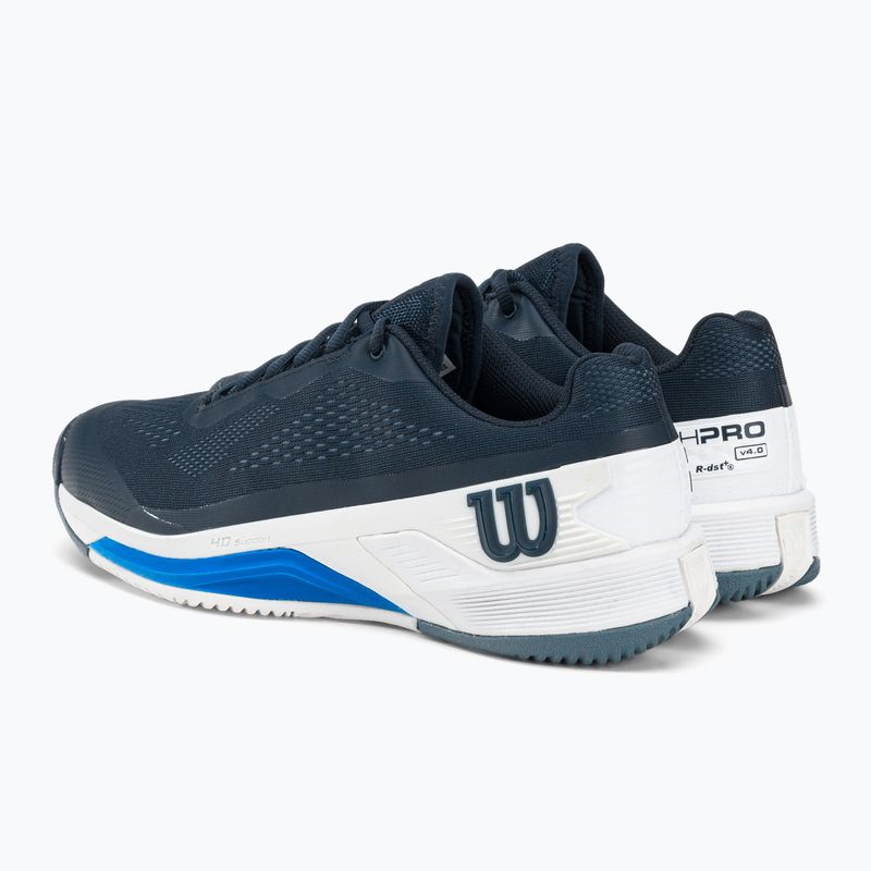 Pantofi de tenis pentru bărbați Wilson Rush Pro 4.0 albastru marin WRS330650 3