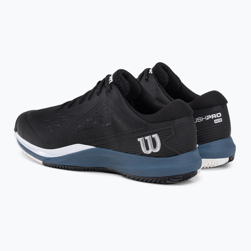 Wilson Rush Pro Ace Clay, pantofi de tenis pentru bărbați, negru WRS331240 4